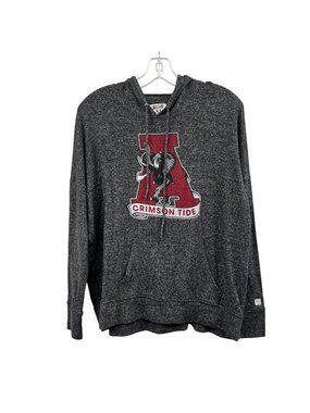 Tailgate Womens Alabama Crimson Tide Hoodie Lightweight Gray/Multi Size M Soft